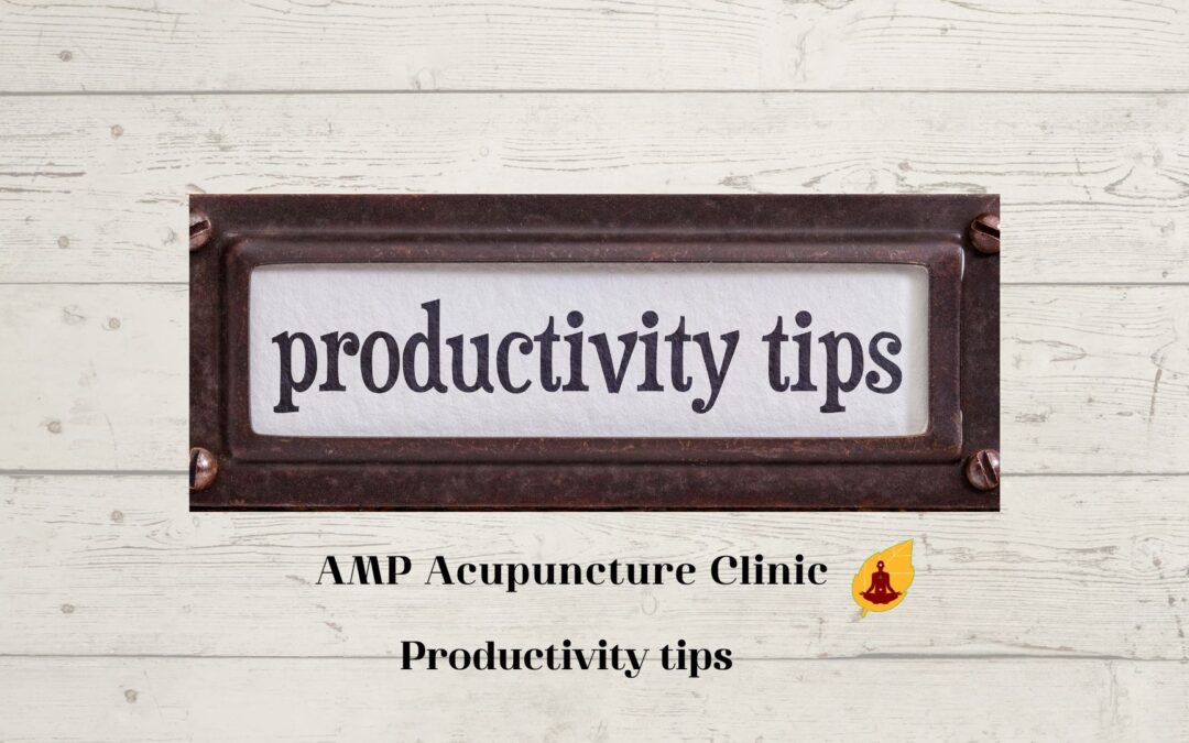 Productivity tips